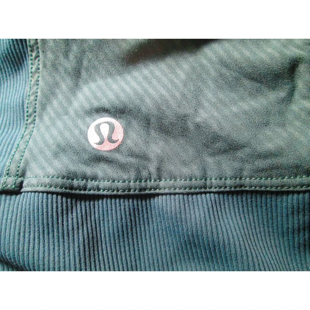 Lululemon Jacket Size 4 Green In Flux Reversible Hooded Zip Up Fitted Activewear